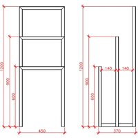 Вешалка для одежды Allerd 120 Geon 120x45 1080200000 (черный муар) - Превью изображения №3 — Интернет-магазин Time-Shop