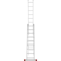 Лестница-стремянка Новая высота NV 223 алюминиевая трёхсекционная 3x9 ступеней - Превью изображения №5 — Интернет-магазин Time-Shop