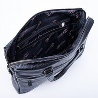 Мужская сумка Francesco Molinary 356-Q8196-8-BLK (черный) - Превью изображения №3 — Интернет-магазин Time-Shop