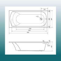 Ванна Ventospa Diona 180x80 (с каркасом и экраном) - Превью изображения №8 — Интернет-магазин Time-Shop