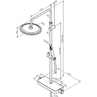 Душевая система  Damixa Scandinavian Pure 936750000 - Превью изображения №7 — Интернет-магазин Time-Shop