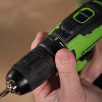 Дрель-шуруповерт Greenworks GD24DD35K2 3704007CUC (с 2-мя АКБ) - Превью изображения №4 — Интернет-магазин Time-Shop