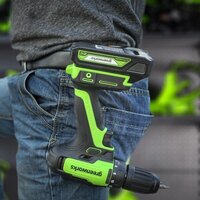 Дрель-шуруповерт Greenworks GD24DD35K2 3704007CUC (с 2-мя АКБ) - Превью изображения №7 — Интернет-магазин Time-Shop