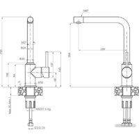 Смеситель GranFest Мрамор 3651 (кашемир) - Превью изображения №2 — Интернет-магазин Time-Shop