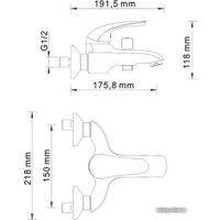 Смеситель Wasserkraft Rossel 2801 - Превью изображения №3 — Интернет-магазин Time-Shop