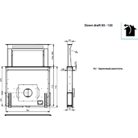 Кухонная вытяжка Falmec Down Draft Design+ 90 (белый) - Превью изображения №5 — Интернет-магазин Time-Shop