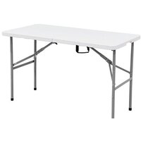 Стол Calviano Складной, прямоугольный 122x60.5 см (белый) - Превью изображения №5 — Интернет-магазин Time-Shop