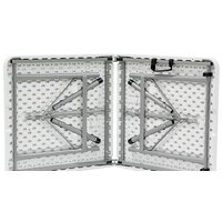 Стол Calviano Складной, прямоугольный 122x60.5 см (белый) - Превью изображения №6 — Интернет-магазин Time-Shop