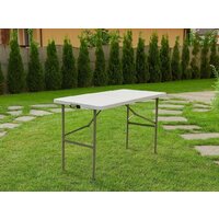 Стол Calviano Складной, прямоугольный 122x60.5 см (белый) - Превью изображения №2 — Интернет-магазин Time-Shop