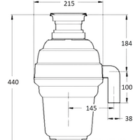 Измельчитель пищевых отходов Bone Crusher BC 1000 - Превью изображения №4 — Интернет-магазин Time-Shop
