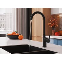 Смеситель Cersanit Elio однорычажный 68261 (черный) - Превью изображения №11 — Интернет-магазин Time-Shop