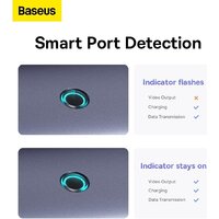 Док-станция Baseus Flite Series 7-Port Hub B00052805813-00 - Превью изображения №2 — Интернет-магазин Time-Shop
