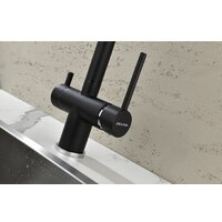 Смеситель Paulmark Serpentine Se213222-418 (черный/черный металлик) - Превью изображения №7 — Интернет-магазин Time-Shop