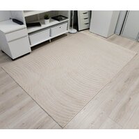 Ковер для жилой комнаты Radjab Carpet Сканди Сизаль Прямоугольник 10937B 12239RK (3x4, Krem/Krem) - Превью изображения №2 — Интернет-магазин Time-Shop