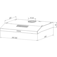 Кухонная вытяжка Elikor Eco One 50 298166 (белый) - Превью изображения №10 — Интернет-магазин Time-Shop