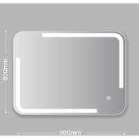  Алмаз-Люкс Зеркало с подсветкой ЗП-82 80х60 - Превью изображения №5 — Интернет-магазин Time-Shop