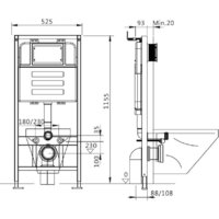 Инсталляция для унитаза Teymi Aina 52 T70011 - Превью изображения №8 — Интернет-магазин Time-Shop
