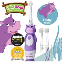Электрическая зубная щетка Brush-Baby WildOnes Hippo - Превью изображения №4 — Интернет-магазин Time-Shop