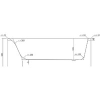 Ванна Cersanit Smart 170x80 L - Превью изображения №3 — Интернет-магазин Time-Shop