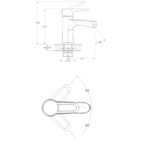 Смеситель G.Lauf NUD1-A045KH (сатин) - Превью изображения №2 — Интернет-магазин Time-Shop