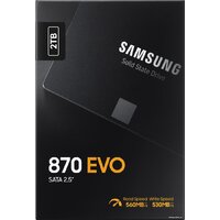 SSD Samsung 870 Evo 2TB MZ-77E2T0BW - Превью изображения №6 — Интернет-магазин Time-Shop