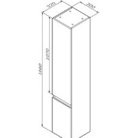  AM.PM Шкаф-пенал X-Joy M85ACHR0306WG - Превью изображения №8 — Интернет-магазин Time-Shop
