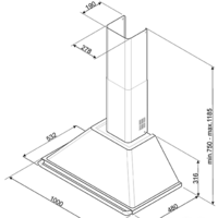 Кухонная вытяжка Smeg KT100PE - Превью изображения №2 — Интернет-магазин Time-Shop