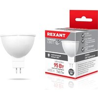 Светодиодная лампочка Rexant GU5.3 9.5 Вт 4000 К 604-052 - Превью изображения №2 — Интернет-магазин Time-Shop