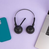 Офисная гарнитура JLab Go Work Pop (черный) - Превью изображения №6 — Интернет-магазин Time-Shop