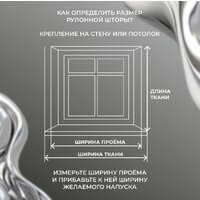 Рулонные шторы Franc Gardiner Blackout Silver 200x175 7794526 (белый) - Превью изображения №10 — Интернет-магазин Time-Shop