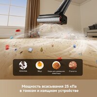 Вертикальный моющий пылесос Dreame G12 Wet and Dry Vacuum HHR32A (евровилка, черный) - Превью изображения №4 — Интернет-магазин Time-Shop