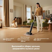 Вертикальный моющий пылесос Dreame G12 Wet and Dry Vacuum HHR32A (евровилка, черный) - Превью изображения №9 — Интернет-магазин Time-Shop