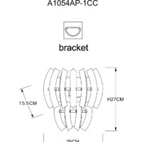 Бра Arte Lamp Ella A1054AP-1CC - Превью изображения №5 — Интернет-магазин Time-Shop