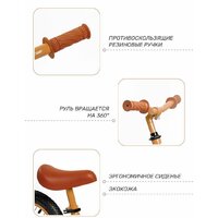 Беговел Amarobaby Road Racer (коричневый) - Превью изображения №6 — Интернет-магазин Time-Shop