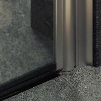 Душевая дверь MaybahGlass 198x60 MGD-802-5 (сатин стекло/хром матовый) - Превью изображения №3 — Интернет-магазин Time-Shop