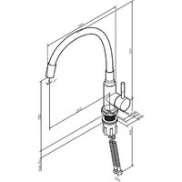 Смеситель AM.PM X-Joy S F85B07605 - Превью изображения №10 — Интернет-магазин Time-Shop