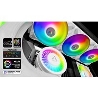 Система жидкостного охлаждения для процессора Arctic Liquid Freezer III 420 A-RGB White ACFRE00153A - Превью изображения №8 — Интернет-магазин Time-Shop