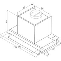 Кухонная вытяжка Krona Isida 600 black SGC КА-00009813 (черный) - Превью изображения №12 — Интернет-магазин Time-Shop