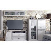 Тумба Anrex Monako RTV 1D2SN (сосна винтаж/дуб анкона) - Превью изображения №10 — Интернет-магазин Time-Shop