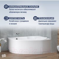 Ванна Lauter Valencia 160x105 2102160R (с ножками) - Превью изображения №5 — Интернет-магазин Time-Shop