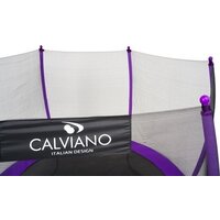 Батут Calviano Outside Master Purple 252 см - 8ft (внешняя сетка, с лестницей) - Превью изображения №6 — Интернет-магазин Time-Shop