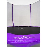 Батут Calviano Outside Master Purple 252 см - 8ft (внешняя сетка, с лестницей) - Превью изображения №2 — Интернет-магазин Time-Shop