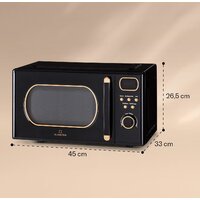 Микроволновая печь Klarstein Julieta (черный) - Превью изображения №7 — Интернет-магазин Time-Shop