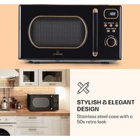 Микроволновая печь Klarstein Julieta (черный) - Превью изображения №6 — Интернет-магазин Time-Shop