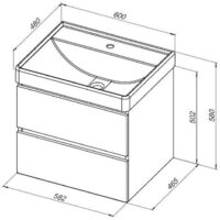  Aquanet Тумба под умывальник Вега 60 308318 - Превью изображения №15 — Интернет-магазин Time-Shop