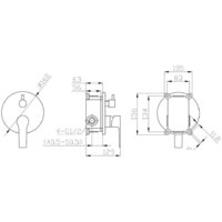 Смеситель Esko Singapore Black SB 83-2 - Превью изображения №2 — Интернет-магазин Time-Shop