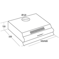 Кухонная вытяжка Akpo P3050 WK-7 (черный) - Превью изображения №2 — Интернет-магазин Time-Shop