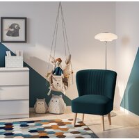 Интерьерное кресло Mio Tesoro Унельма (Twist 12 Petrol Turquoise) - Превью изображения №2 — Интернет-магазин Time-Shop