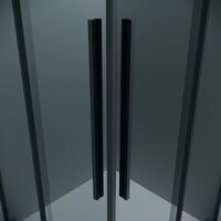 Душевая дверь Grossman Galaxy 90x195 1/2.K33.01.90.21.10 (черный матовый/тонированное стекло) - Превью изображения №4 — Интернет-магазин Time-Shop