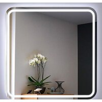 Зеркало с подсветкой  Алмаз-Люкс ЗП-75 80x80 - Превью изображения №3 — Интернет-магазин Time-Shop